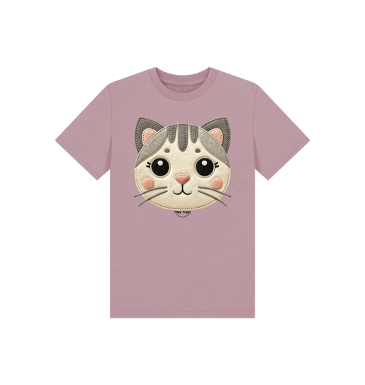 Mauve Printed Kids T-Shirt