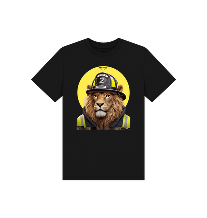 Black Printed Kids T-Shirt