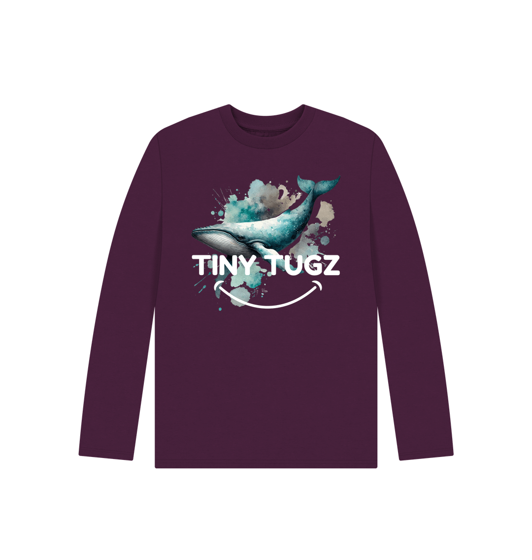 Purple Printed Kids T-Shirt