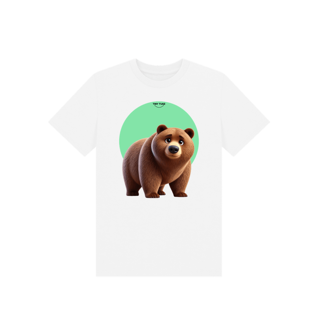 White Printed Kids T-Shirt