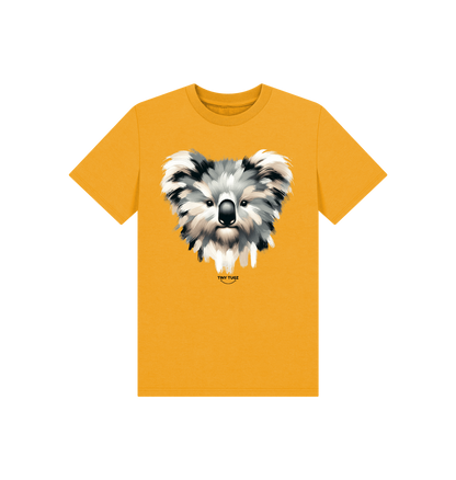 Mustard Printed Kids T-Shirt