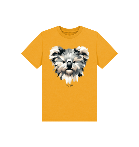 Mustard Printed Kids T-Shirt