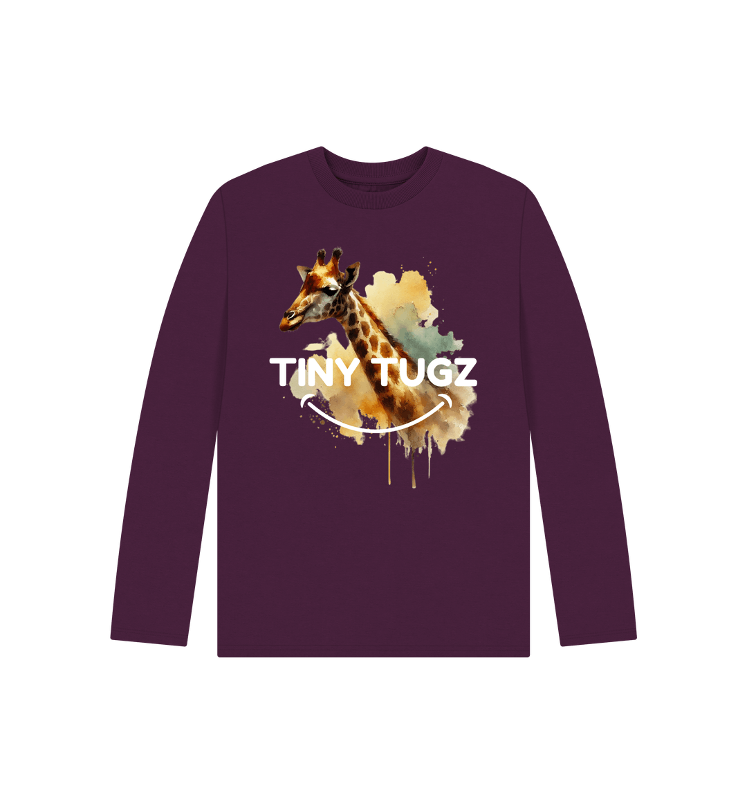 Purple Printed Kids T-Shirt