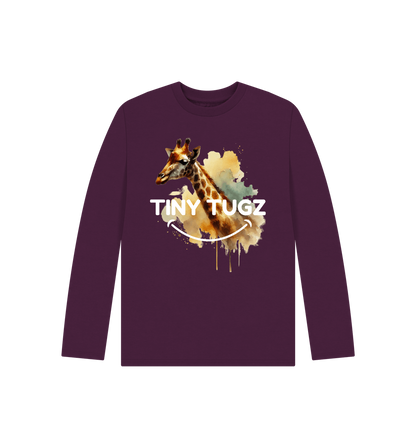 Purple Printed Kids T-Shirt
