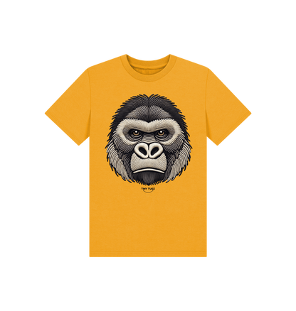 Mustard Printed Kids T-Shirt