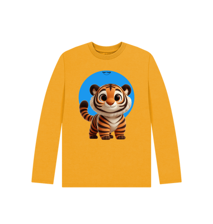 Mustard Printed Kids T-Shirt