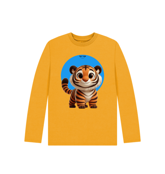 Mustard Printed Kids T-Shirt