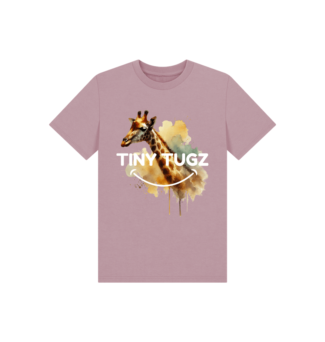 Mauve Printed Kids T-Shirt