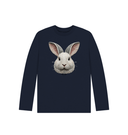Navy Blue Printed Kids T-Shirt