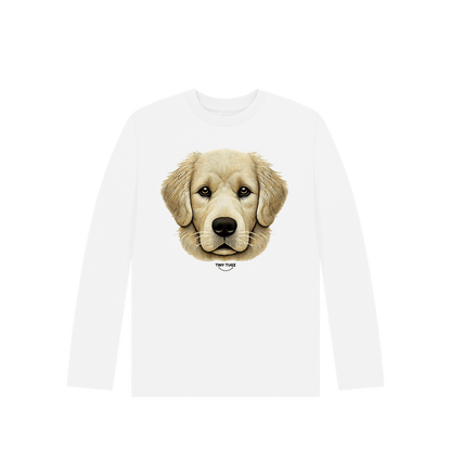 White Printed Kids T-Shirt