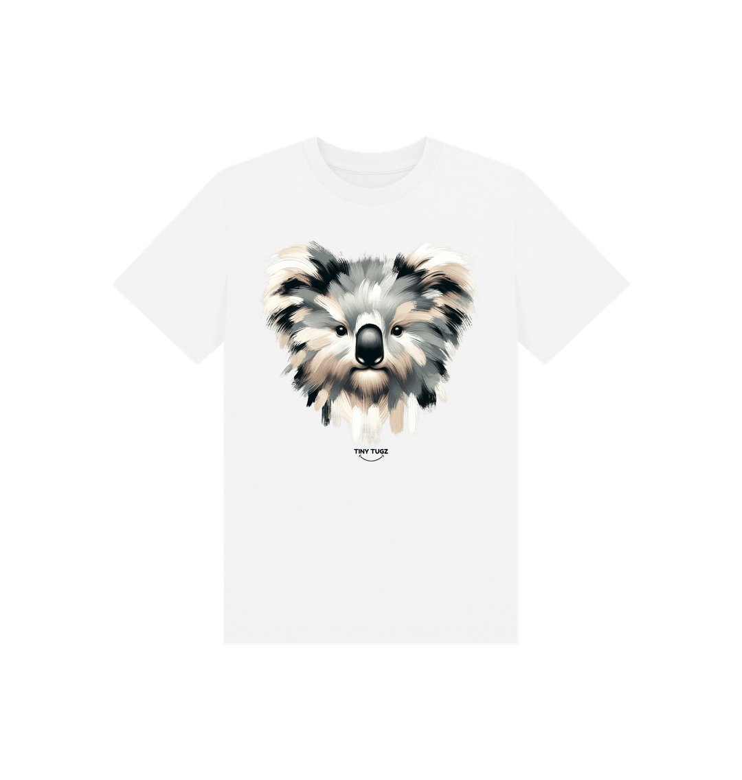 White Printed Kids T-Shirt