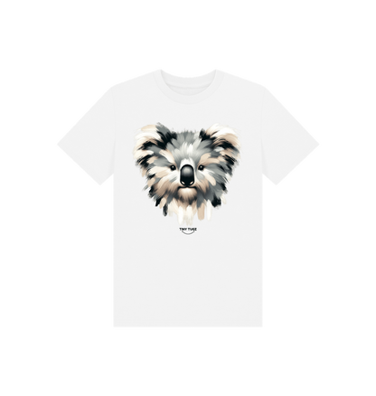 White Printed Kids T-Shirt