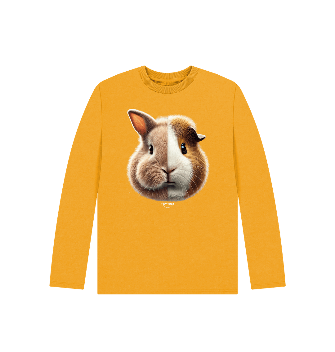 Mustard Printed Kids T-Shirt