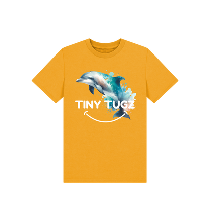Mustard Printed Kids T-Shirt
