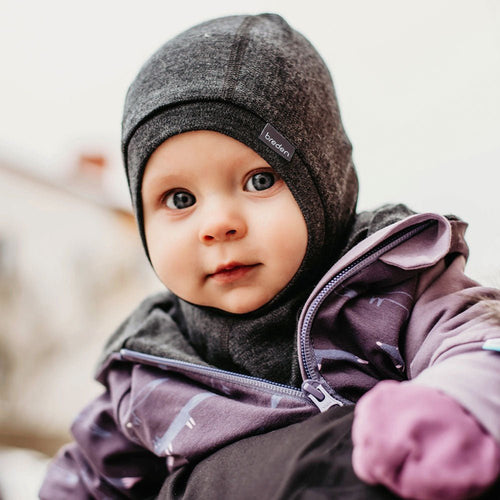 100% Merino First-Layer Baby Hood - Tiny Tugz™