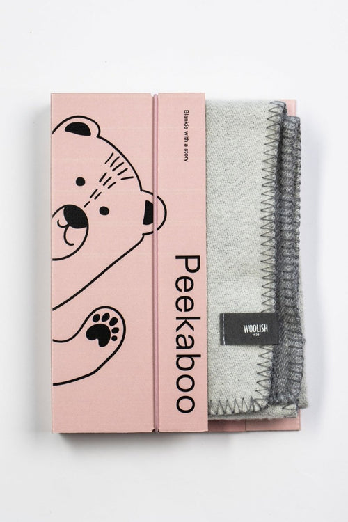 100% Merino Wool Baby Blanket for Newborns & Babies (0–18m) - Bear - Tiny Tugz™