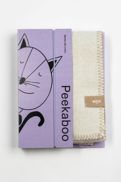 100% Merino Wool Baby Blanket for Newborns & Babies (0–18m) - Cat - Tiny Tugz™