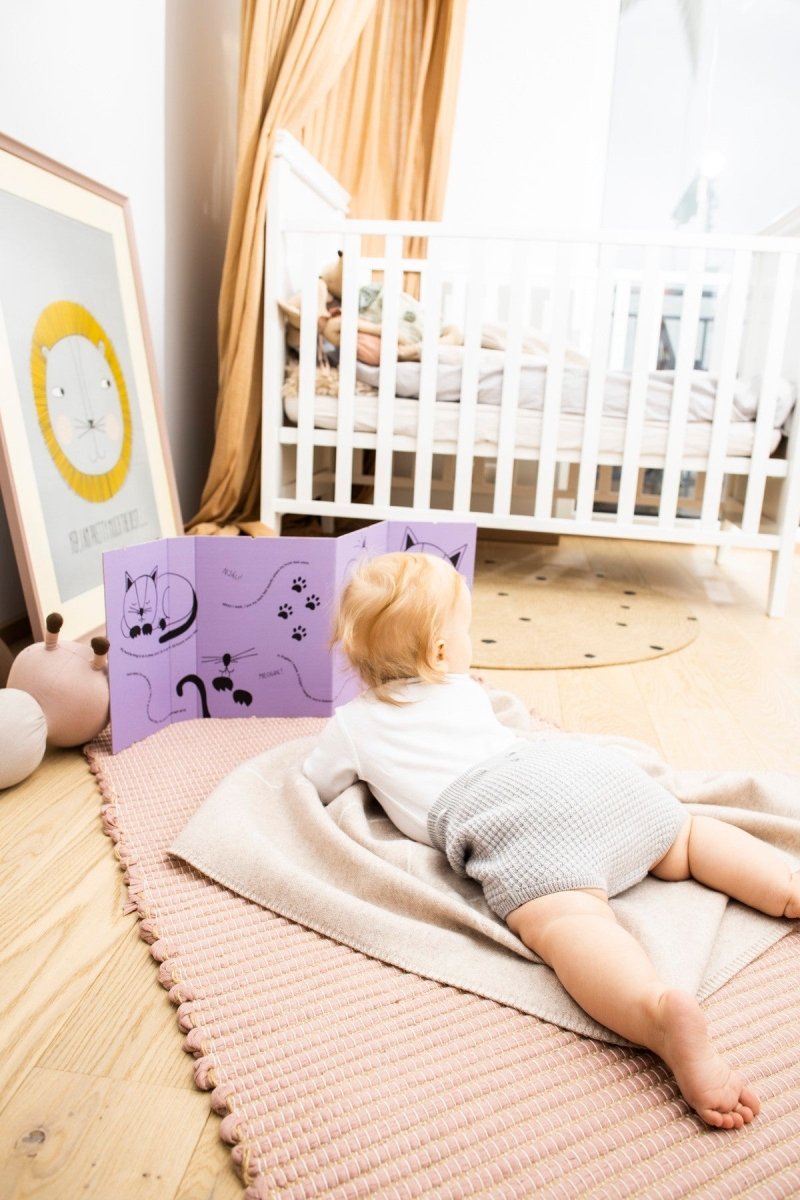 100% Merino Wool Baby Blanket for Newborns & Babies (0–18m) - Cat - Tiny Tugz™
