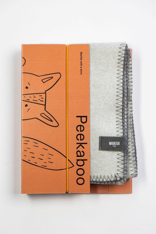 100% Merino Wool Baby Blanket for Newborns & Babies (0–18m) - Fox - Tiny Tugz™