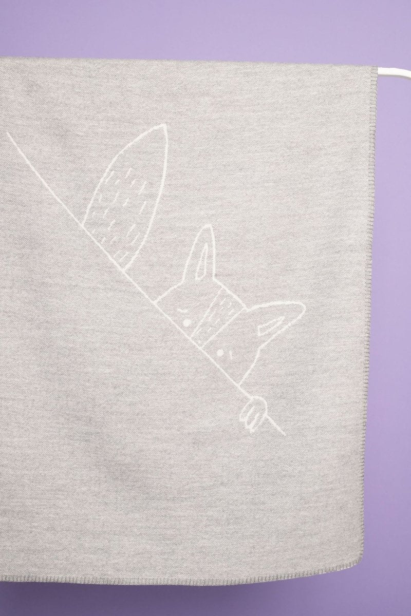 100% Merino Wool Baby Blanket for Newborns & Babies (0–18m) - Fox - Tiny Tugz™