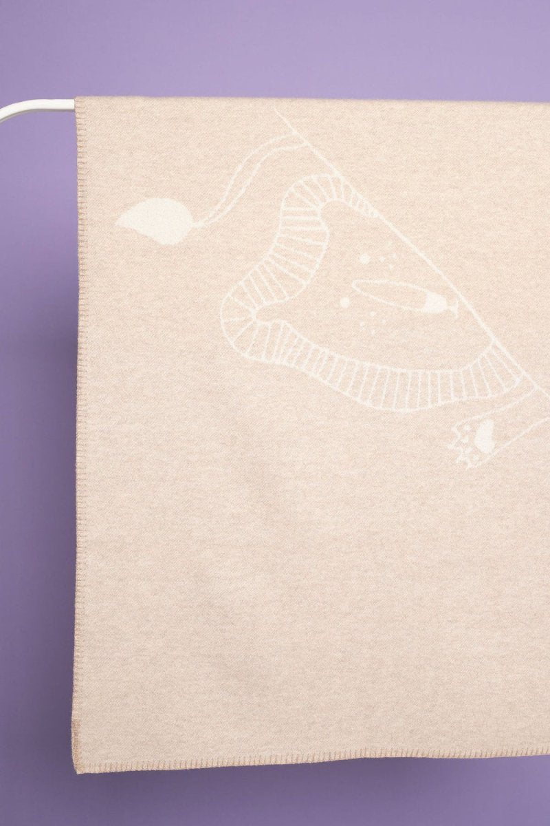 100% Merino Wool Baby Blanket for Newborns & Babies (0–18m) - Lion - Tiny Tugz™