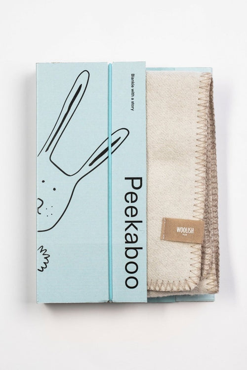100% Merino Wool Baby Blanket for Newborns & Babies (0–18m) - Rabbit - Tiny Tugz™