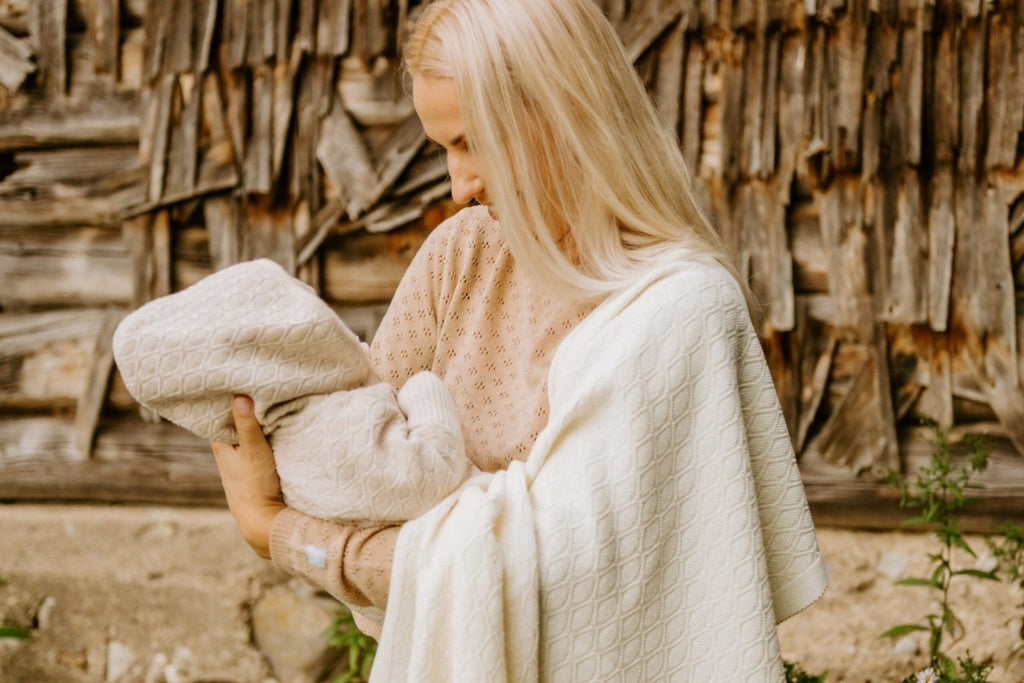 100% Merino Wool Baby Blanket — Happiness - Tiny Tugz™