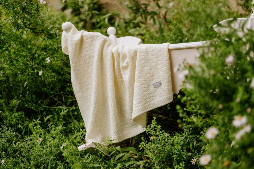 100% Merino Wool Baby Blanket — Happiness - Tiny Tugz™