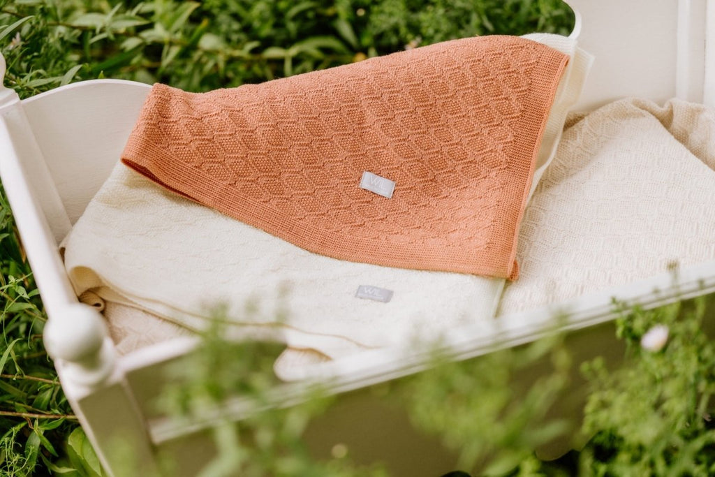 100% Merino Wool Baby Blanket — Happiness - Tiny Tugz™