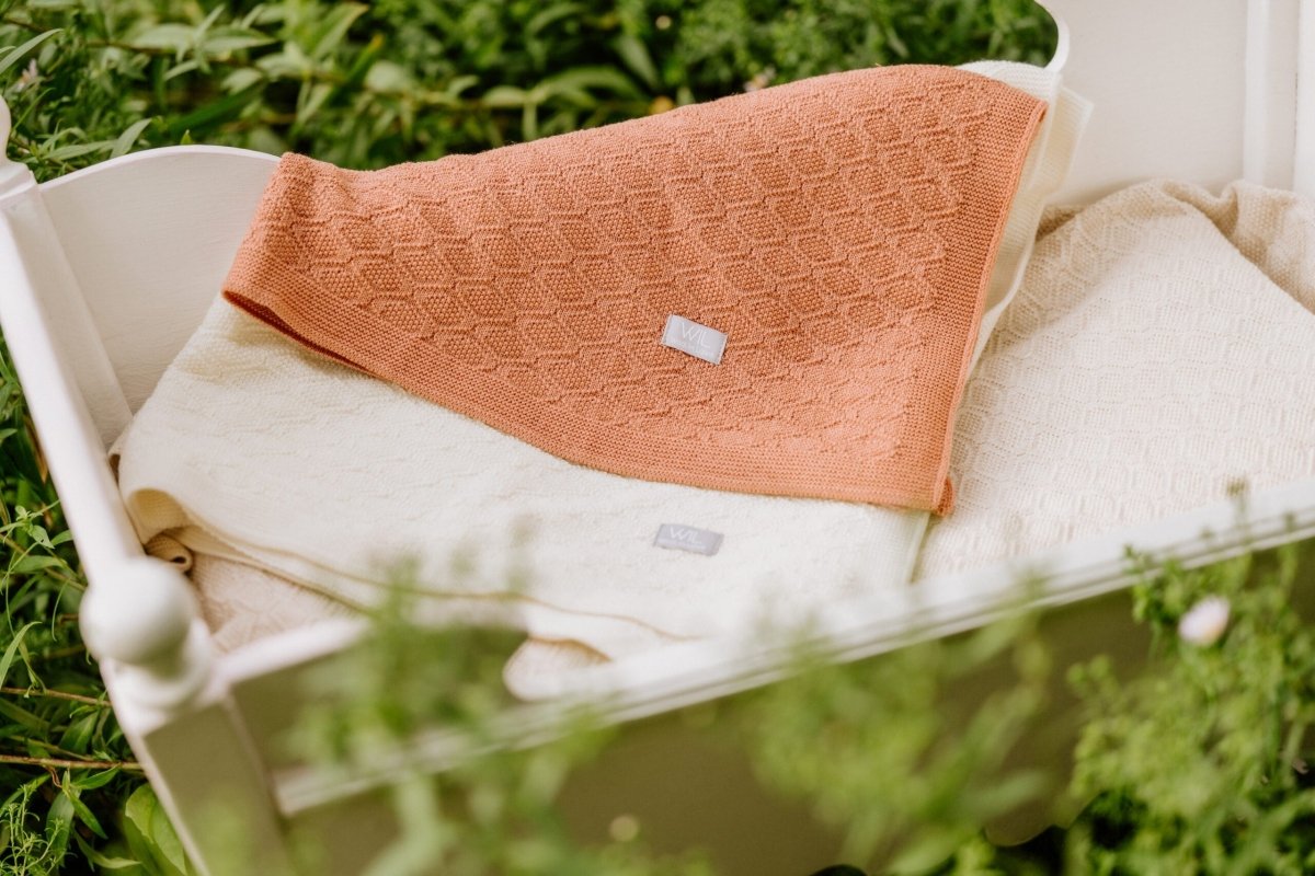 100% Merino Wool Baby Blanket — Happiness - Tiny Tugz™