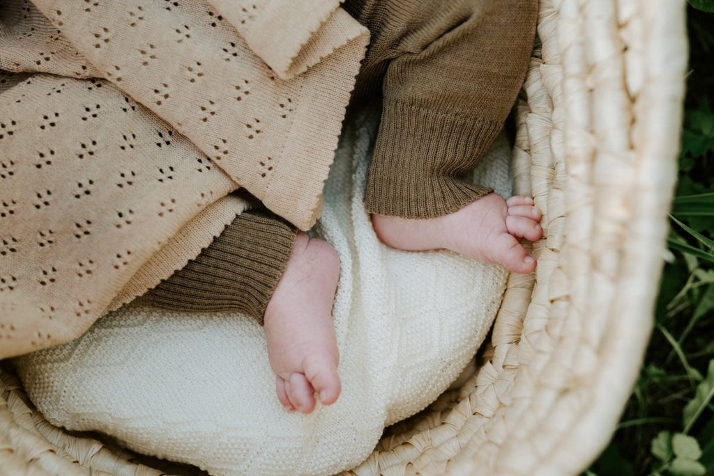 100% Merino Wool Baby Blanket — Love - Tiny Tugz™