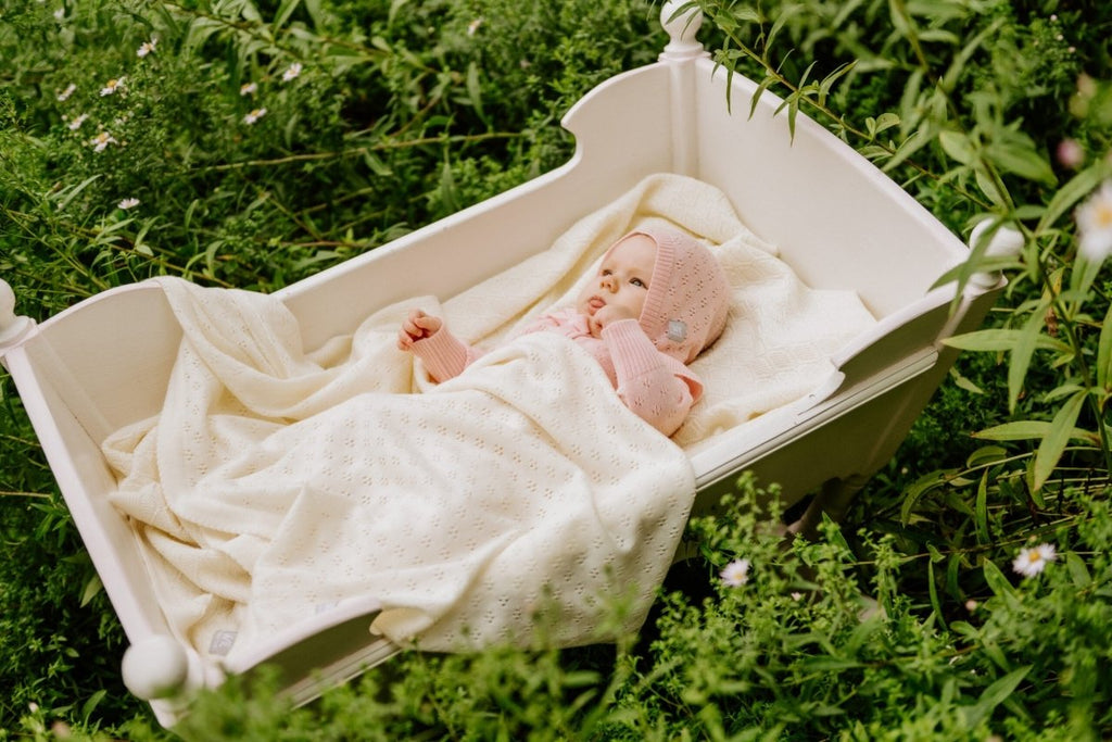 100% Merino Wool Baby Blanket — Love - Tiny Tugz™