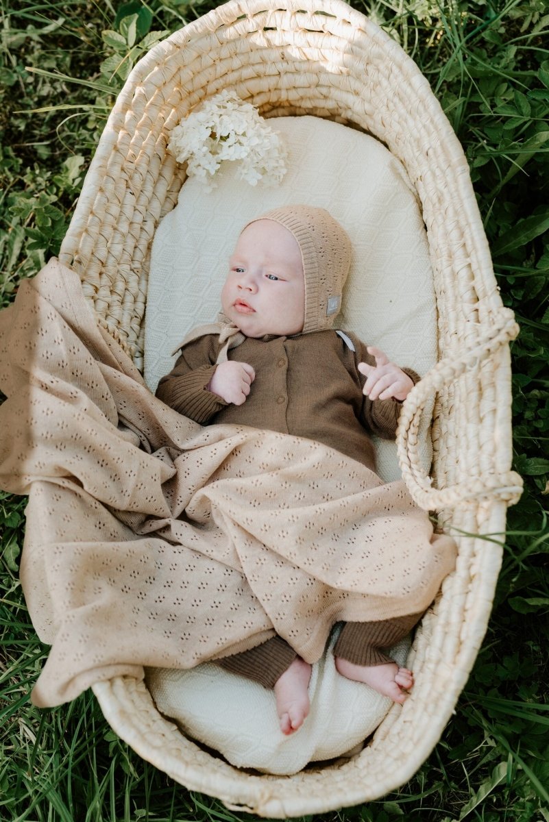 100% Merino Wool Baby Blanket — Love - Tiny Tugz™