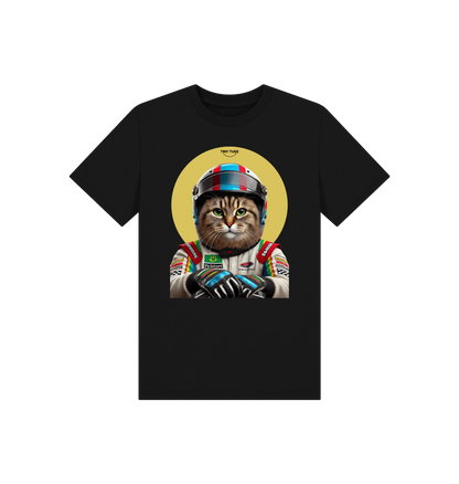 Black Printed Kids T-Shirt