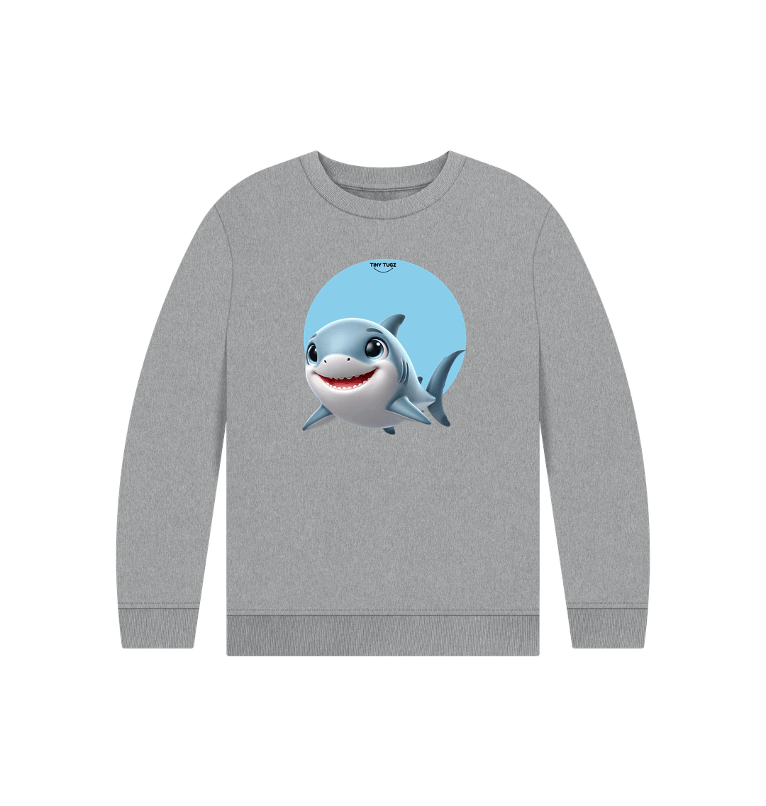 Athletic Grey Printed Kids Jumper