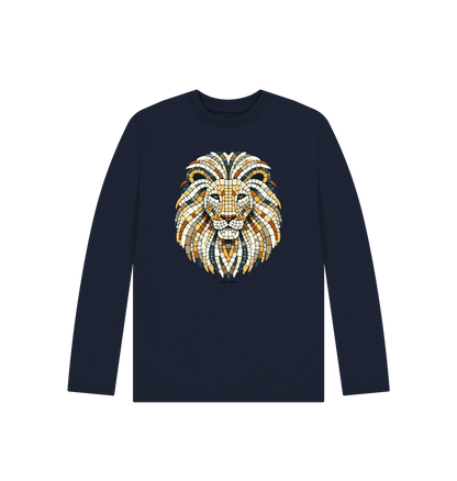 Navy Blue Printed Kids T-Shirt