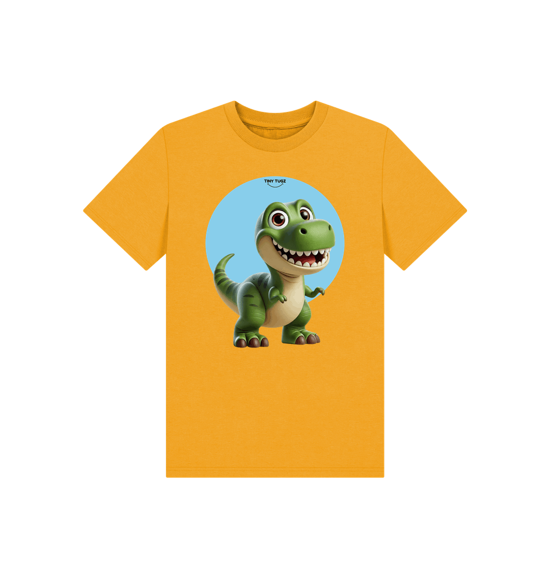 Mustard Printed Kids T-Shirt