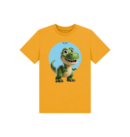 Mustard Printed Kids T-Shirt