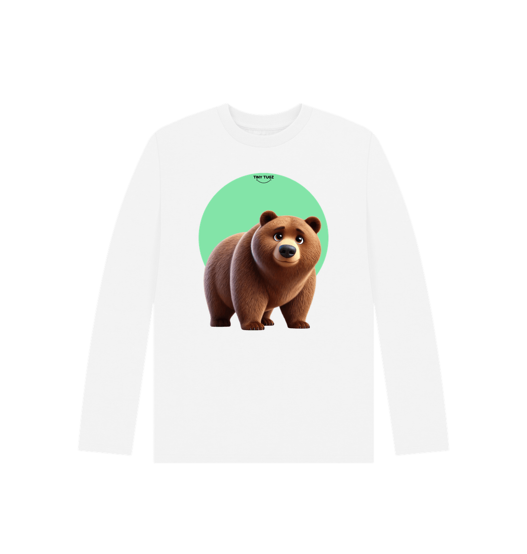 White Printed Kids T-Shirt