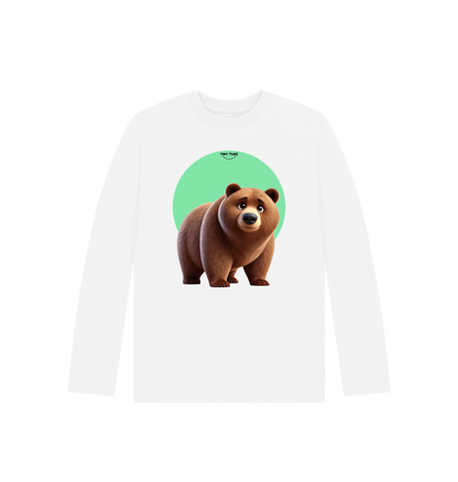 White Printed Kids T-Shirt
