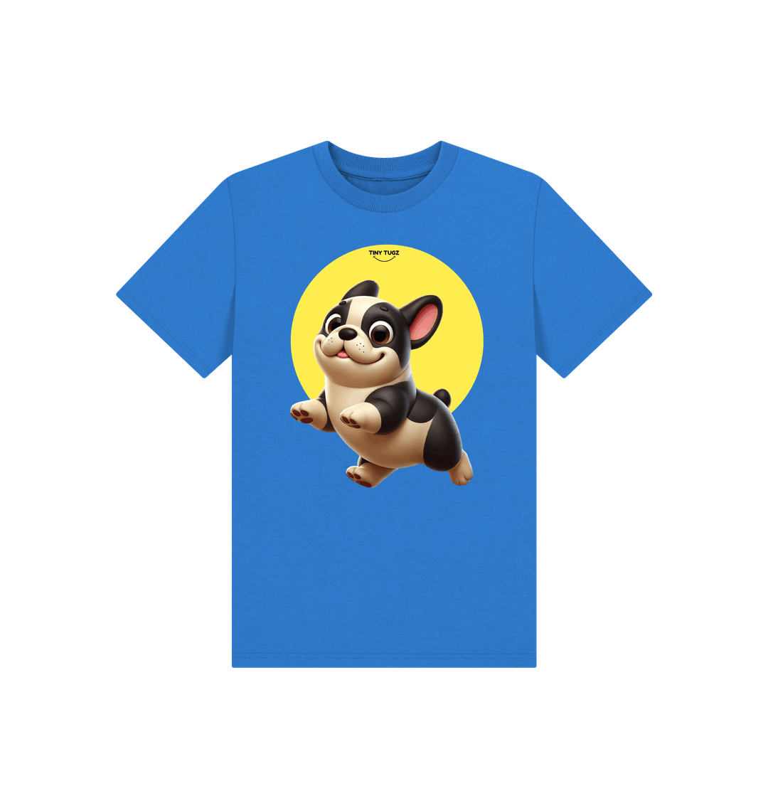 Bright Blue Printed Kids T-Shirt