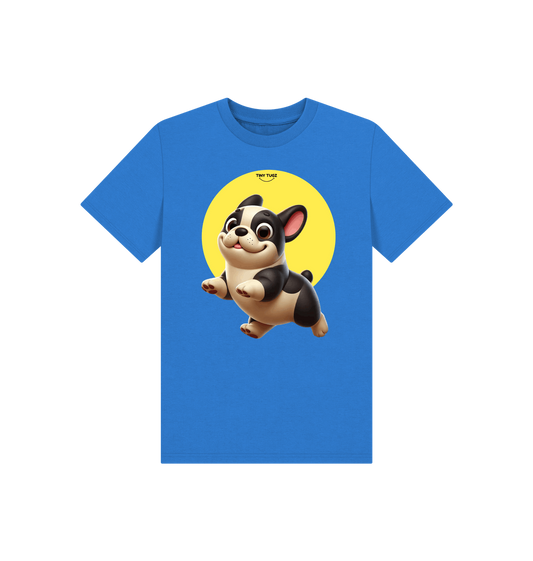 Bright Blue Printed Kids T-Shirt