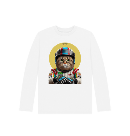 White Printed Kids T-Shirt