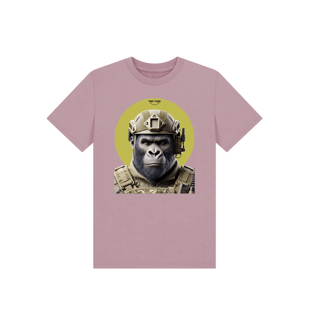 Mauve Printed Kids T-Shirt