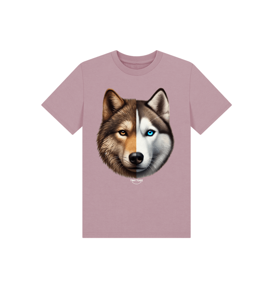 Mauve Printed Kids T-Shirt