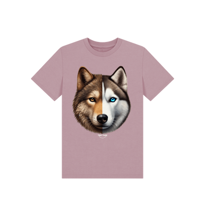 Mauve Printed Kids T-Shirt