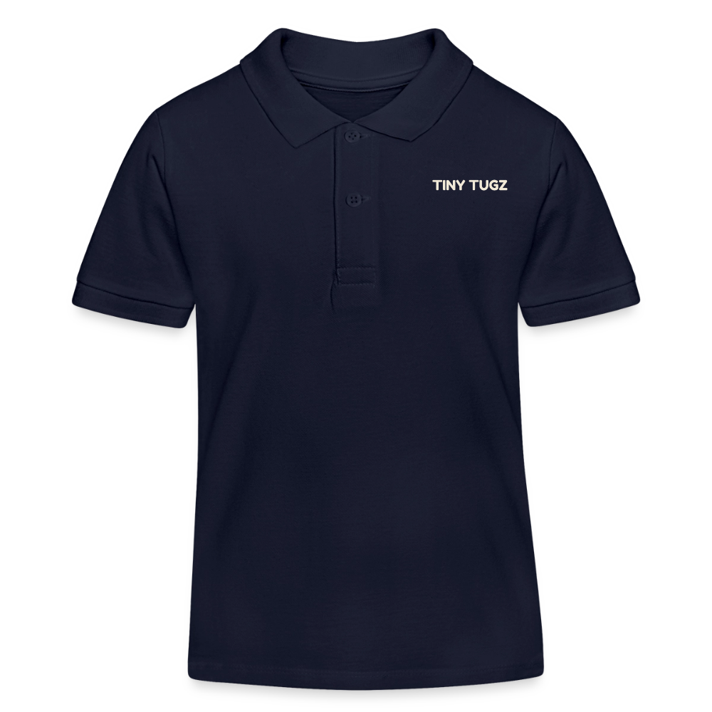 Kids Smart Casual Organic Cotton Set (Navy Polo + Grey Shorts)