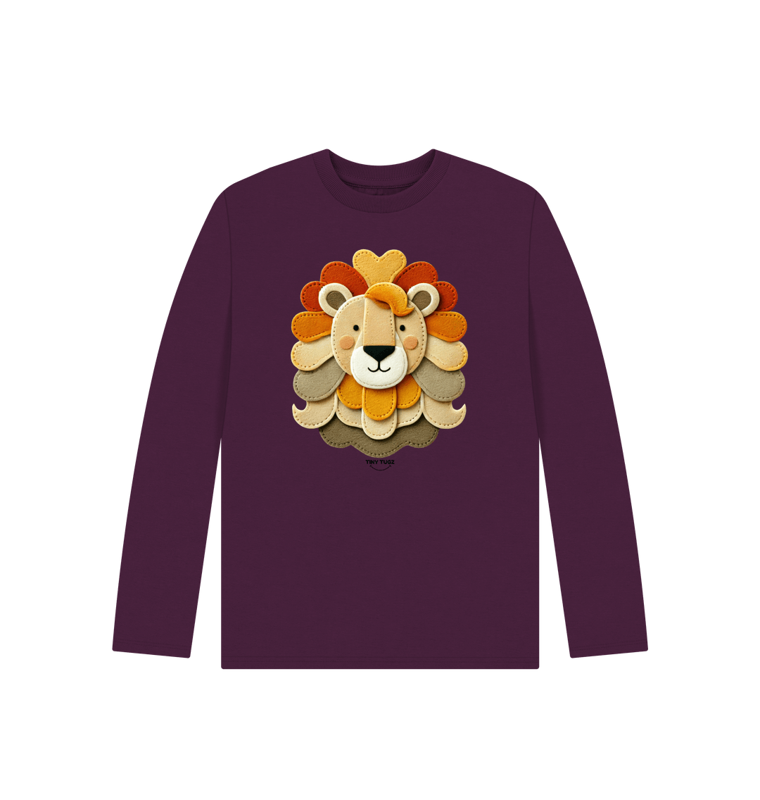 Purple Printed Kids T-Shirt