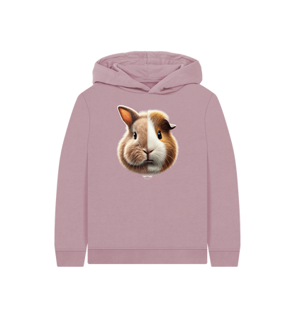 Mauve Printed Kids Hoodie