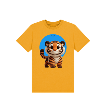 Mustard Printed Kids T-Shirt